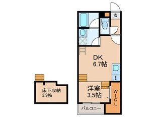 ハーモニーテラス六番の物件間取画像